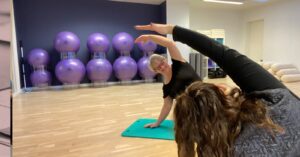 Pilates yoga studio - personlig træning i pilates hos TROMBORG pilates- og yogastudio, som har adresse centralt i Silkeborg