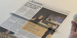 Træning online i medierne - Midtjyllands Avis bringer en flot artikel om vores træning online